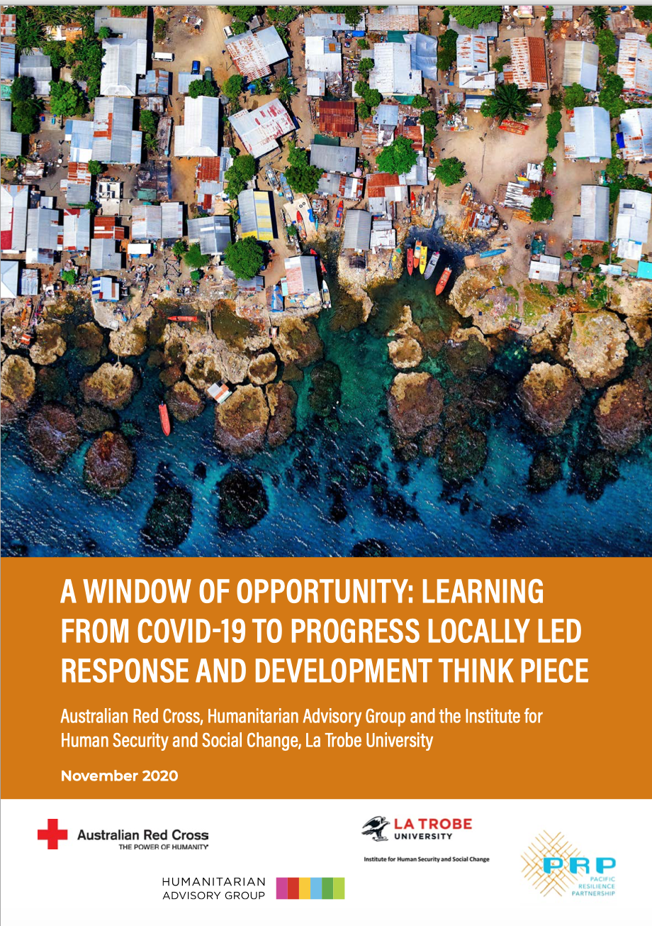 A Window of Opportunity: Learning from COVID-19 to Progress Locally Led Response and Development