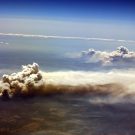 Bushfire smoke over Australia