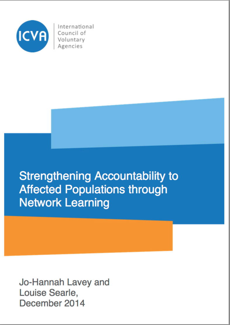 Strengthening Accountability to Affected Populations through Network Learning