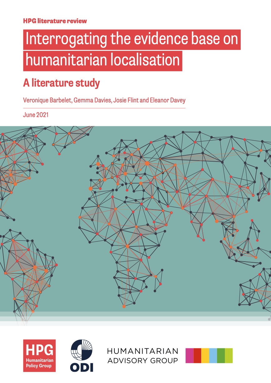 Interrogating the evidence base on humanitarian localisation: a literature study cover photo